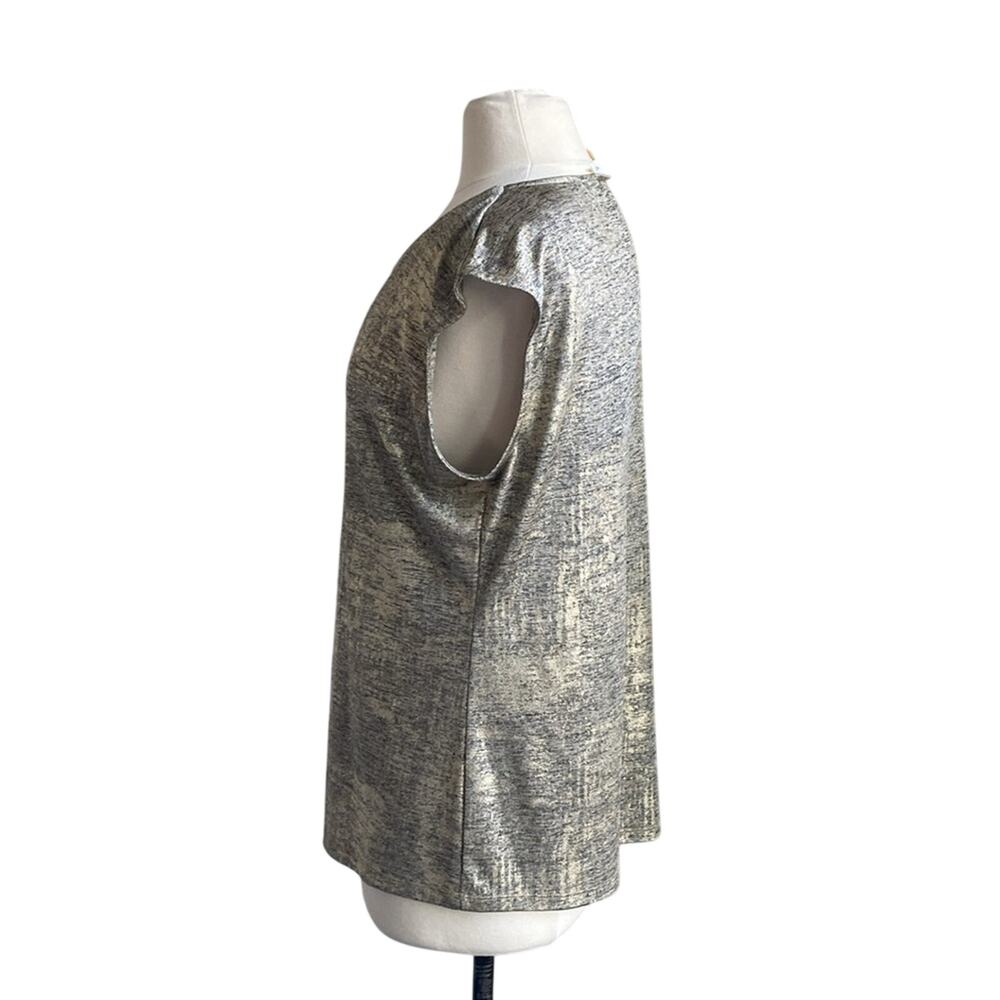 CALVIN KLEIN Tank Womens Sz XL Gold Metallic - Picture 4 of 6